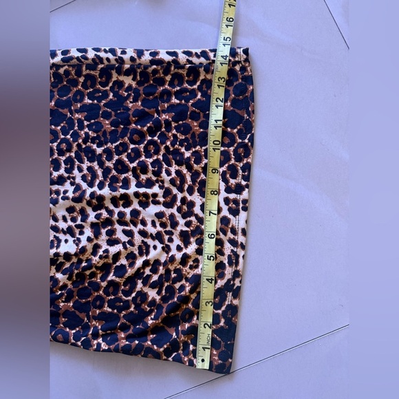 Plus Size Women’s sleeveless Leopard Print Jumpsuit size 3X pre-owned wide leg - Picture 7 of 16